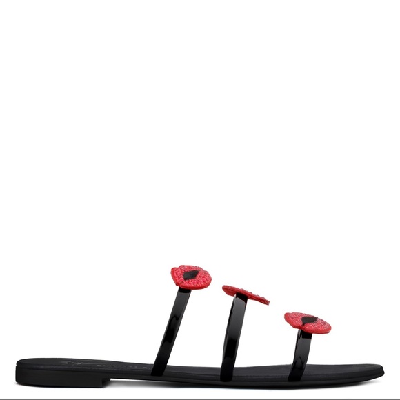 💋giuseppe zanotti NIB triple straps of kisses💋 - Picture 2 of 11